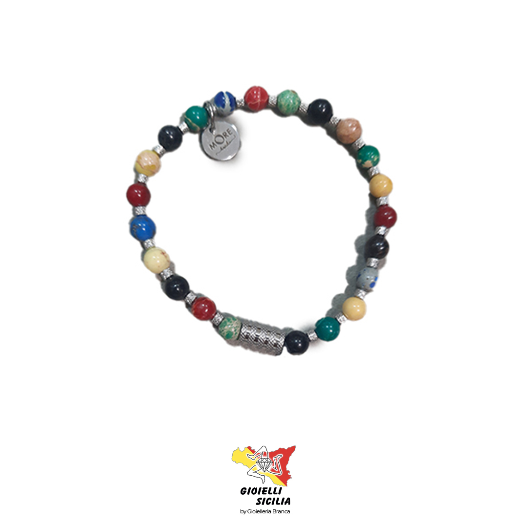 Bracciale MORE DI SICILIA Uomo - Art. BR6E10