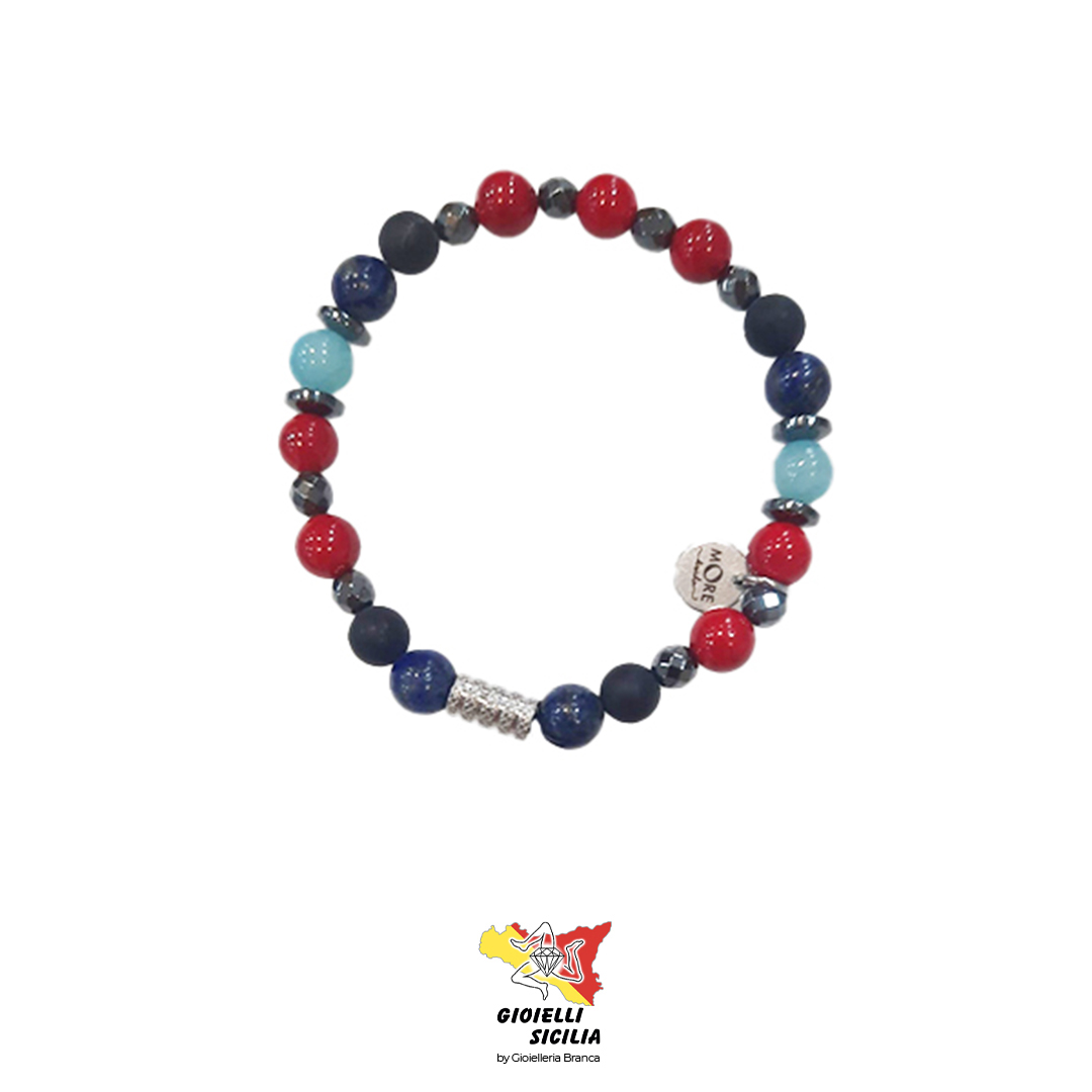 Bracciale MORE DI SICILIA Uomo - Art. BR8E55