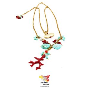 Collana MORE DI SICILIA - Art. CLCORALLO01