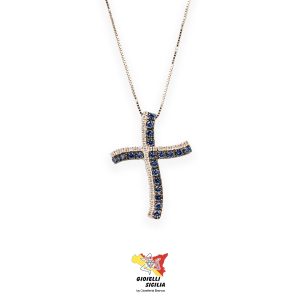 Collana Croce Zaffiri GIANNI CARITA' Donna CRF816/OBZ1