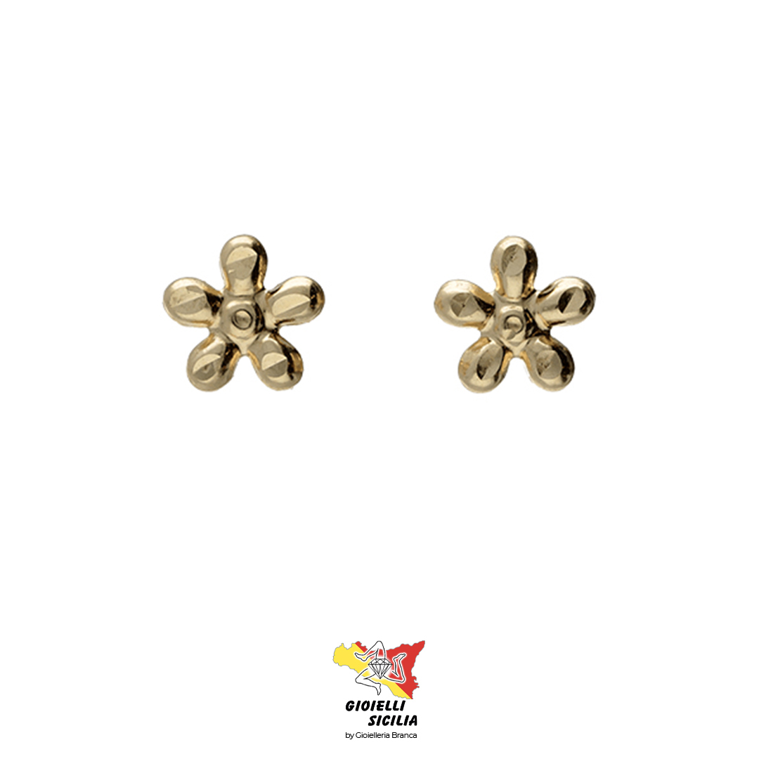 Orecchini Margherita Oro Giallo 18 Kt. 750°/oo - Art. ORGA5
