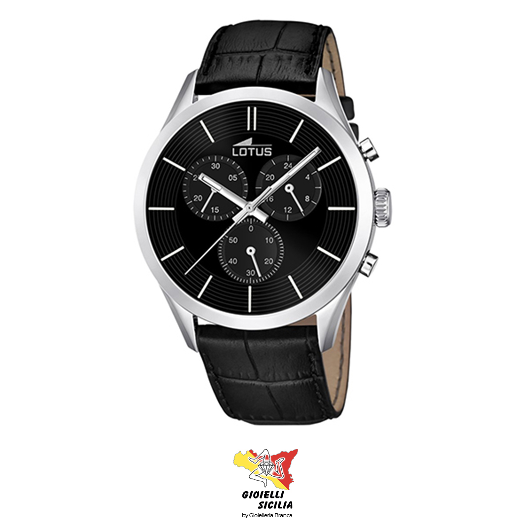 Orologio LOTUS Uomo Chrono in Acciaio 316L - Art. 18119/2