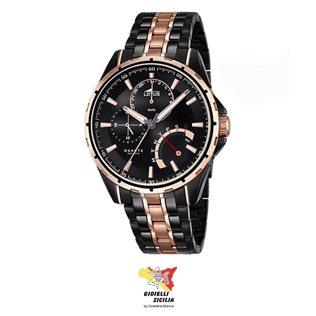Orologio LOTUS Uomo Multifunzione in Acciaio 316L - Art. 18207/1