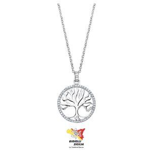 Collana LOTUS SILVER Donna in Argento 925 - Art. LP1779/1/1