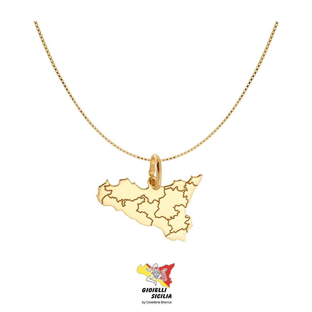 Collana MY SICILY Unisex - Art. PEL01PRG-GG