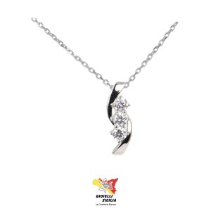 Collana BluAmante in Argento 925 con Swarovski - Art. BCN395BH