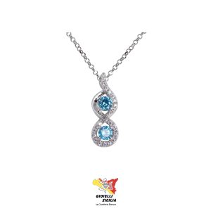 Collana BluAmante in Argento 925 con Swarovski - Art. BCN364VH