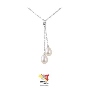 Collana BluAmante in Argento 925 con Perla- Art. BCN521AD