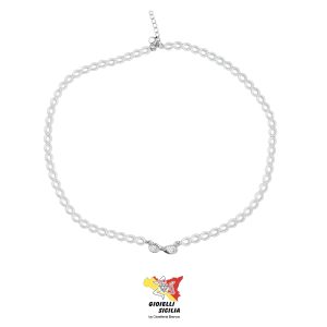 Collana BluAmante in Argento 925 con Perle - Art. BCO529CD