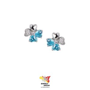 Orecchini BluAmante in Argento 925 con Swarovski - Art. BOR234PH