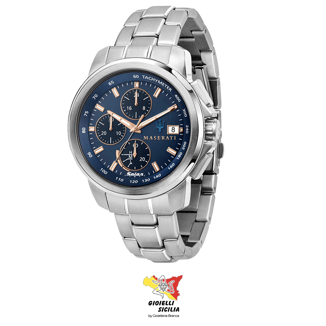 Orologio Maserati Successo Solar Edition da Uomo - Art. R8873645004