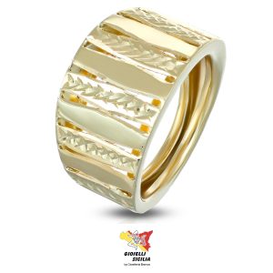 Anello DANA Donna Oro Giallo 9 Kt. 375°/oo – Art. ANDEK260GN15