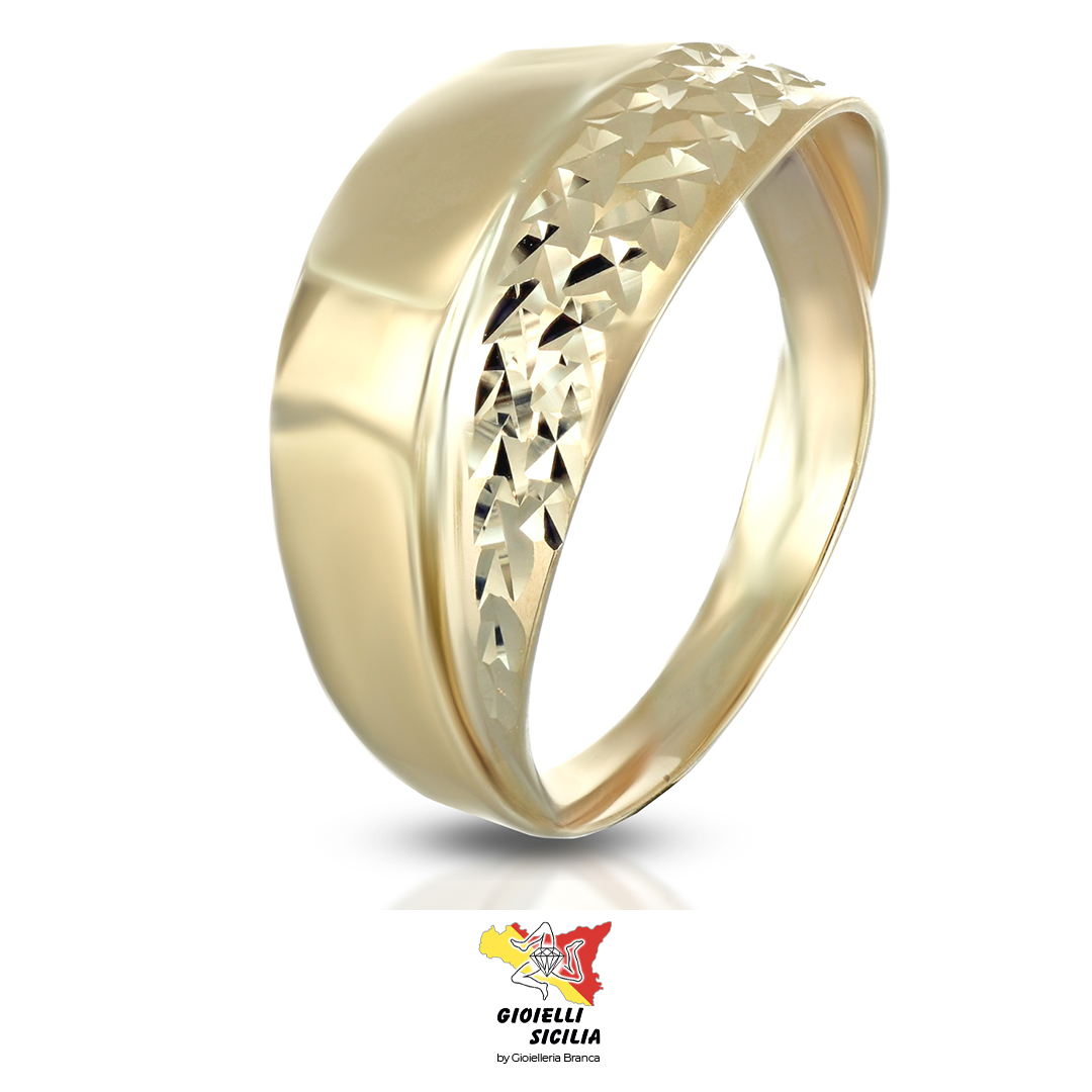 Anello DANA Donna Oro Giallo 9 Kt. 375°/oo – Art. ANDEK38OGN18