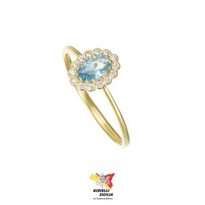 Anello DANA Donna Oro Giallo 9 Kt. 375°/oo – Art. ANDER05OGPAN16