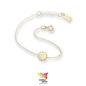 Bracciale DANA Bimbo/a Oro Giallo 9 Kt. 375°/oo – Art. BRBBO04OGL13E2