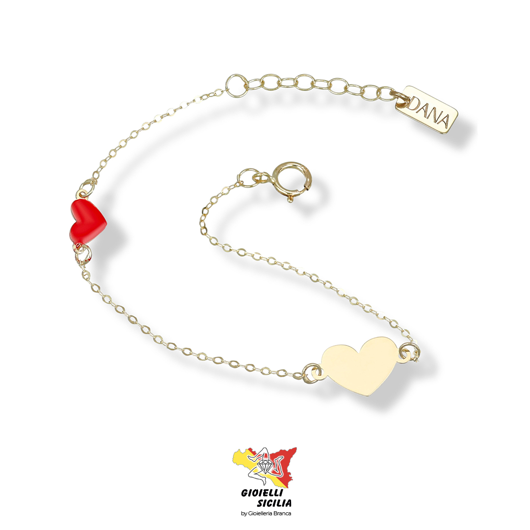Bracciale DANA Bimbo/a Oro Giallo 9 Kt. 375°/oo – Art. BRBFC13OGSRL13E2