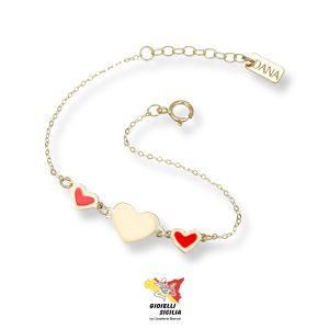 Bracciale DANA Bimbo/a Oro Giallo 9 Kt. 375°/oo – Art. BRBFC23OGSRL13E2