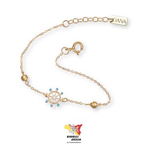 Bracciale DANA Bimbo/a Oro Giallo 9 Kt. 375°/oo – Art. BRBFC44OGSAL13E2