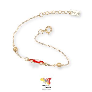 Bracciale DANA Bimbo/a Oro Giallo 9 Kt. 375°/oo – Art. BRBFC45OGSRL13E2