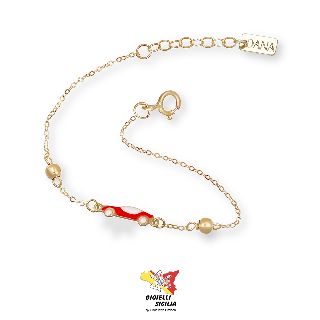 Bracciale DANA Bimbo/a Oro Giallo 9 Kt. 375°/oo – Art. BRBFC45OGSRL13E2