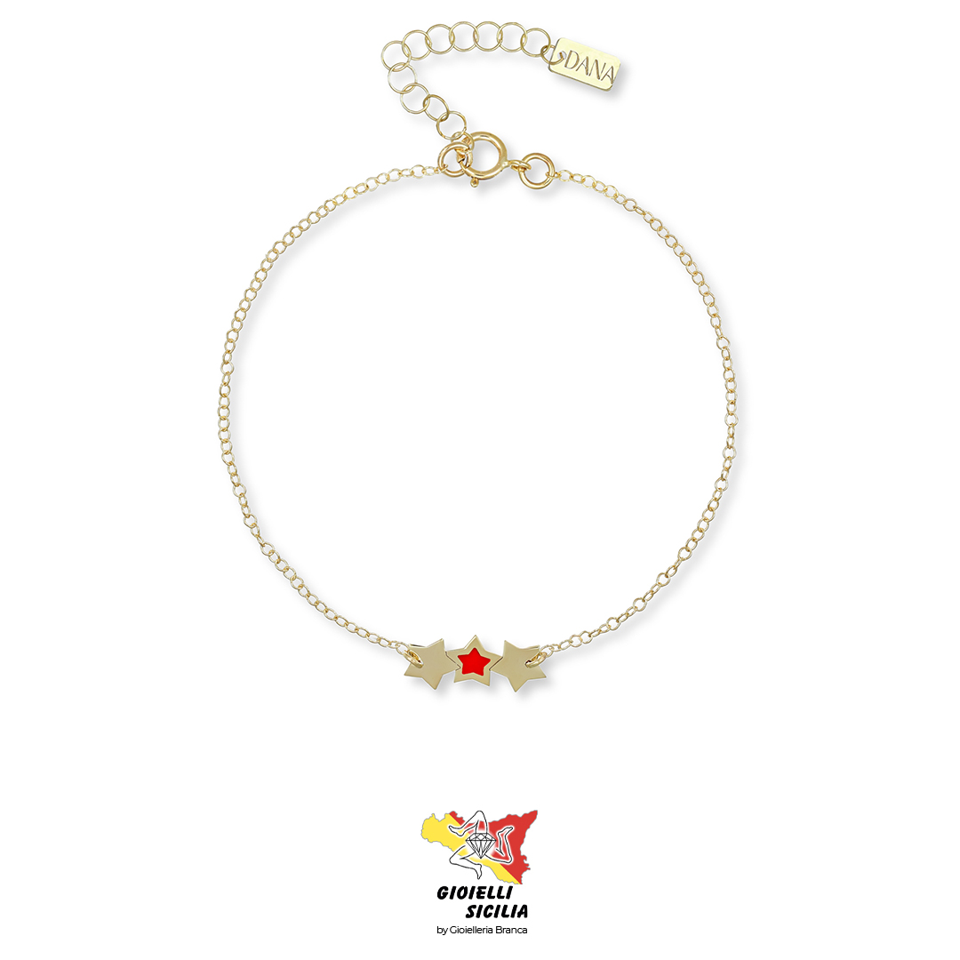 Bracciale DANA Donna Oro Giallo 9 Kt. 375°/oo – Art. BRDFC20OGSRL16E3