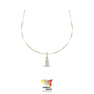 Collana DANA Donna Oro Giallo 9 Kt. 375°/oo – Art. CLDER11OGPBL45R3