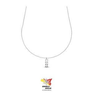 Collana DANA Donna Oro Bianco 9 Kt. 375°/oo – Art. CLDFI21OBPBL40E2